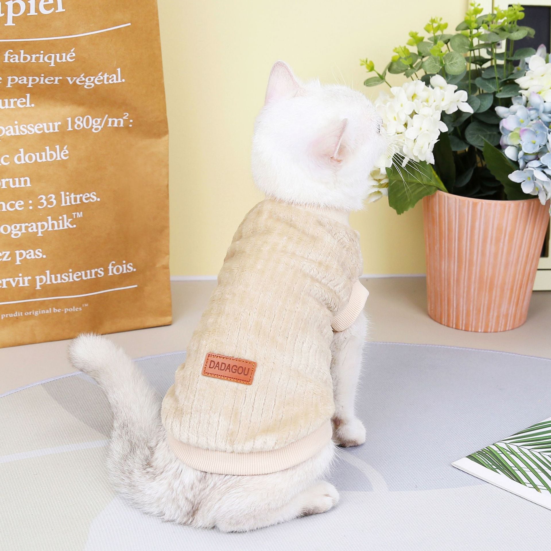 Thickened Reflective Pet Cotton Jacket For Warm Outdoor Wear