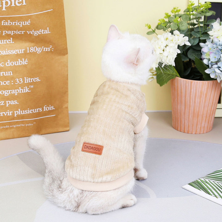 Thickened Reflective Pet Cotton Jacket For Warm Outdoor Wear
