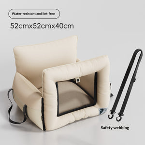 Detachable Washable Pet Car Carrier Seat For Safe Travel
